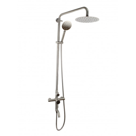 Întreținere casă și fermă - Coloana de dus Mixxus SUS-009-J, 120 cm baterie si para, monocomanda, furtun flexibil