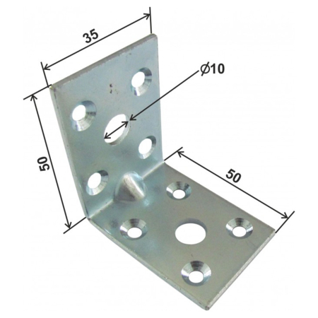 Constructii - COLTAR DULGHERIE 35X50X50MM