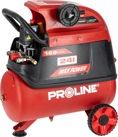 Compresoare - COMPRESOR AER CU ULEI - 1500W / 8BAR / 169L/MIN / 24L