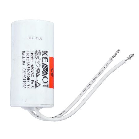 Condensatori - CONDENSATOR MOTOR CU FIR CONECTOR - 16.00UF / 450V
