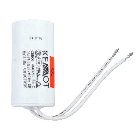 Condensatori - CONDENSATOR MOTOR CU FIR CONECTOR -  8.00UF / 450V