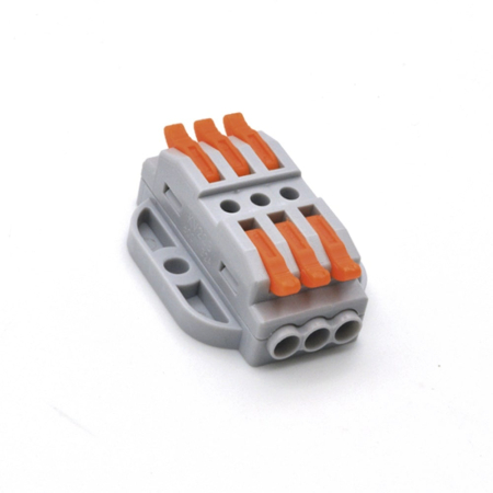 Întreținere casă și fermă - Conector cu urechi de prindere 3+3 poli VARGO V-116519