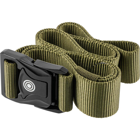 Accesorii echipamente - CUREA POLIESTER CU CATARAMA METAL RAPIDA 130CM / KAKI