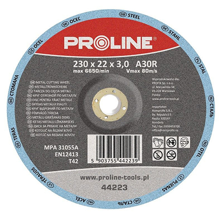 Debitare metal - DISC DEBITARE METAL DEPRESAT 125X2.5MM / A36S