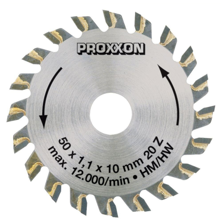 Consumabile si accesorii - Disc debitor cu dinti din tungsten, Proxxon 28017, 50mm, 20 dinti