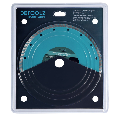 Disc diamantat turbo 230x25.4x7mm [2]