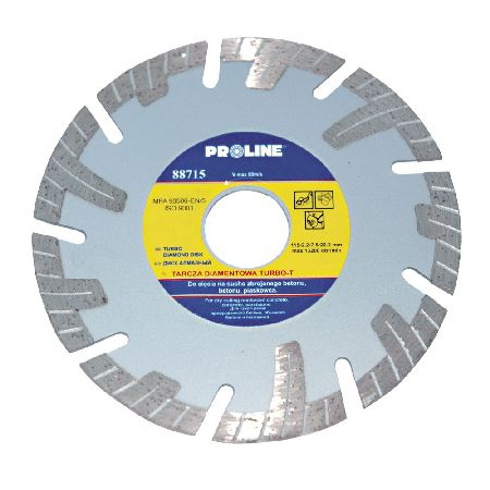 Consumabile si accesorii - DISC DIAMANTAT TURBO SEGMENTAT 115MM