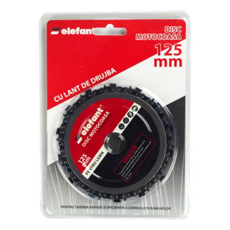  Discuri lemn - Disc flex cu lant de drujba 125 mm ELEFANT