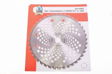 Disc motocoasa Micul Fermier, 40T Vidia Ø255mm [3]