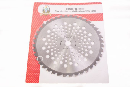 Disc motocoasa Micul Fermier, 40T Vidia Ø300mm [1]