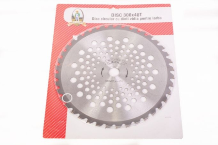 Piese si accesorii - Disc motocoasa Micul Fermier, 40T Vidia Ø300mm
