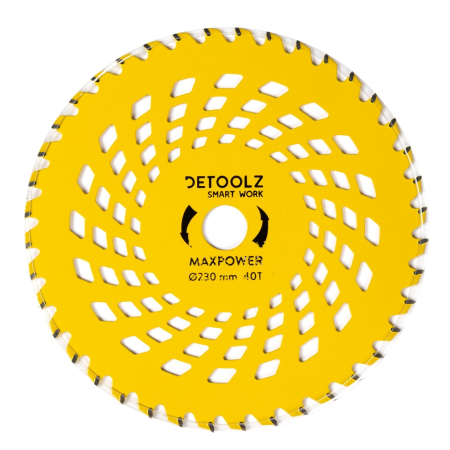 Piese si accesorii - Disc motocositoare 40T Vidia, 230 x 25.4 x 2 mm, MaxPower
