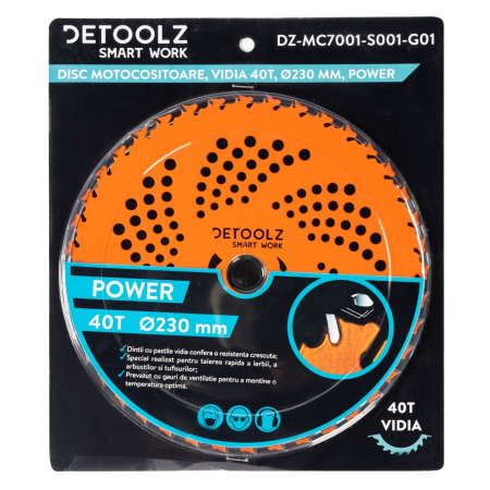 Disc motocositoare 40T Vidia, 230 x 25.4 x 2 mm, Power [5]