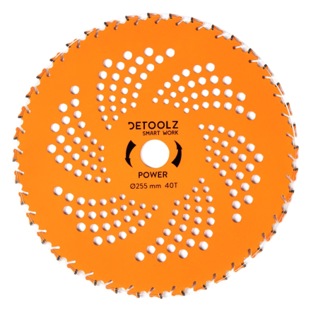 Piese si accesorii - Disc motocositoare 40T Vidia, 255 x 25.4 x 2 mm, Power