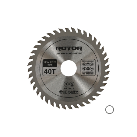  Discuri lemn - Disc taiat lemn ROTOR 115*22,23 40T