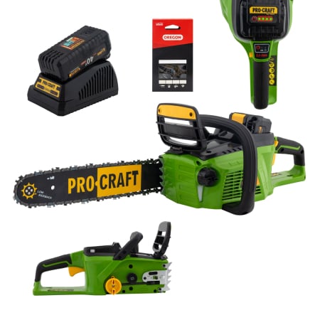 Întreținere casă și fermă - Drujba cu acumulator Procraft PKA 40LI, Li-ion, 40 V, 4.0 Ah, 5000 rotatii