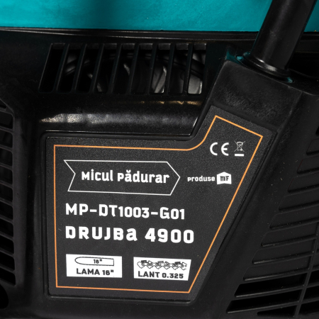 Drujba Micul Padurar 4900, 2.6 CP, o lama 16", un lant, cu pornire rapida [12]