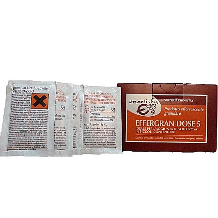 Vinificație - Pulbere efervescentă Effergran Dose 5