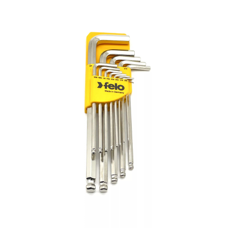 Felo 37513011, Set 13 chei L HEX, lungi, cap cu bila, INCH, HEX 0.050in-3/8in [1]