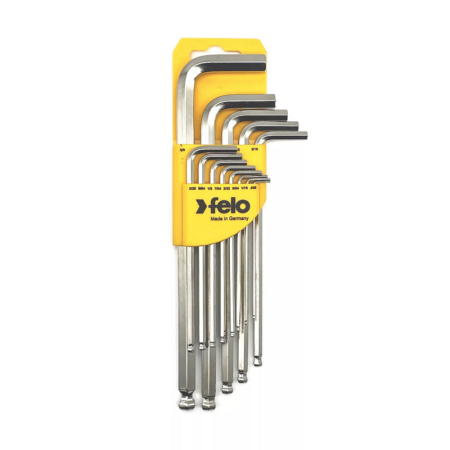 Seturi imbus si torx - Felo 37513011, Set 13 chei L HEX, lungi, cap cu bila, INCH, HEX 0.050in-3/8in
