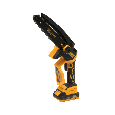 Întreținere casă și fermă - Fierastrau cu lant si acumulator ROTOR RMC21-8, 21V / 2Ah, Brushless , Ungere lant ,