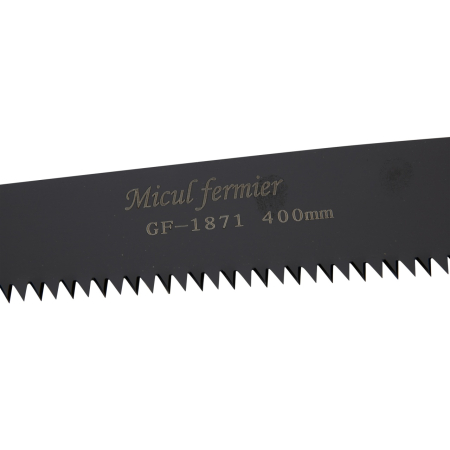 Fierastrau drept negru cu maner verde [3]