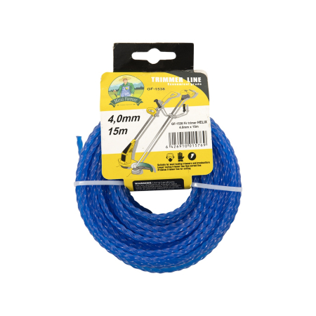 Fir motocoasa(trimmer) Micul Fermier, 4.0mm*15m, helix [0]