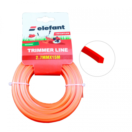 Întreținere casă și fermă - FIR TAMBUR (PATRAT) 2.7mm x 15m, Elefant