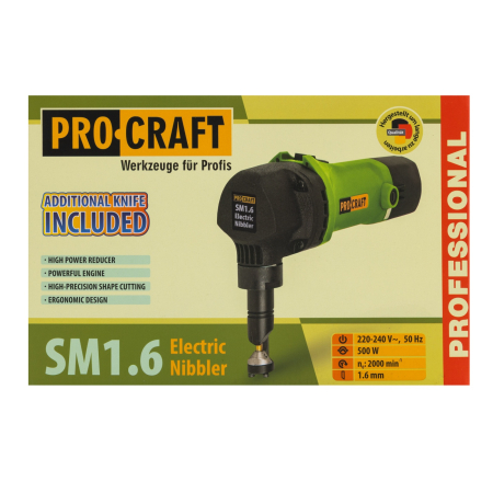 Foarfeca electrica de taiat tabla, PROCRAFT SM1.6-1000 [1]