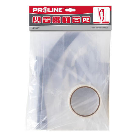 Constructii - FOLIE CORTINA USA CU FERMOAR TIP-U - 1100X2200MM