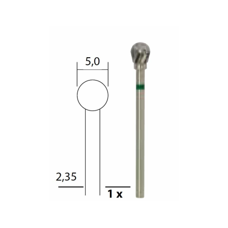 Freza din Tungsten-Carbid, sferica, Proxxon 28760 [1]