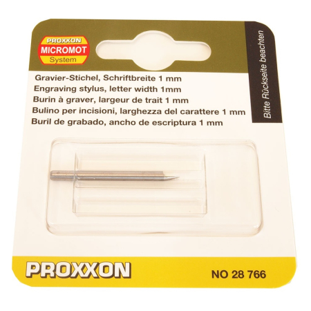 Freza pentru gravura, Proxxon 28766, 60 grade, 1.0x3.2mm [2]