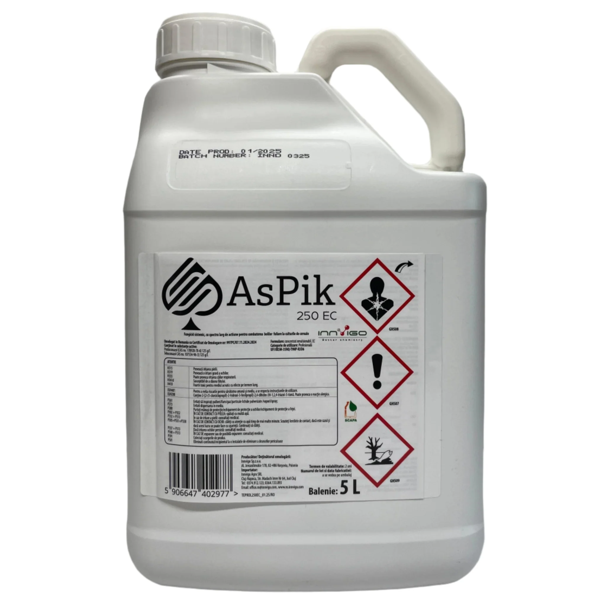 Cereale păioase - Fungicid Aspik 250 EC