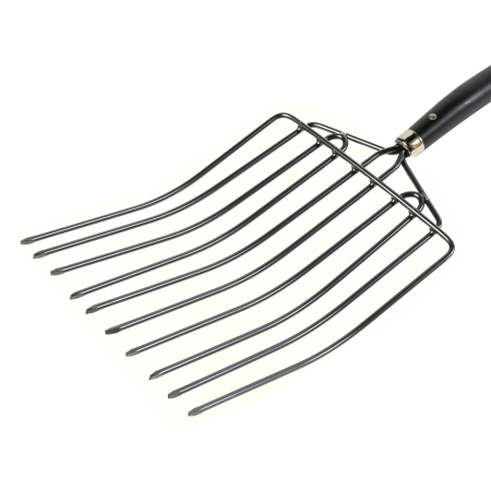 Furca gunoi grajd, 10 dinti, maner lemn, 1600mm [2]