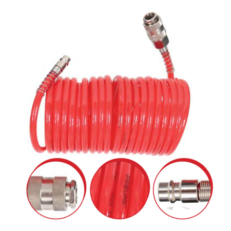 Auto - FURTUN AER SPIRALAT CU CUPLE RAPIDE 8X12MM / 10M