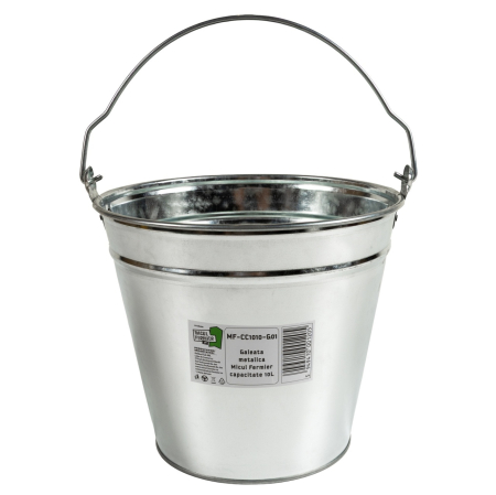 Accesorii Constructii - Galeata metalica Micul Fermier, 10L G01
