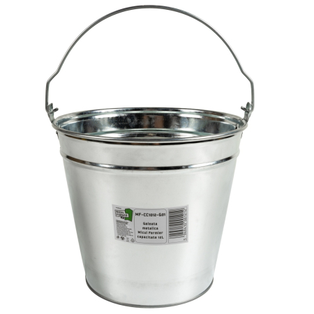 Accesorii Constructii - Galeata metalica Micul Fermier, 12L G01