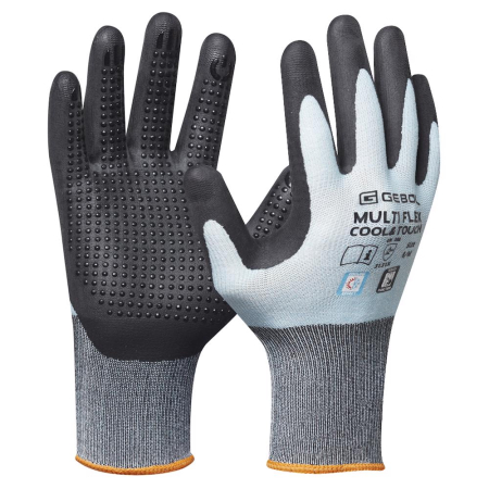 Gebol 709379_T, Manusi de protectie Multi Flex Cool and Touch, din nylon si spandex, acoperire din spuma de nitril, uz profesional, marimea 11/XXL [1]