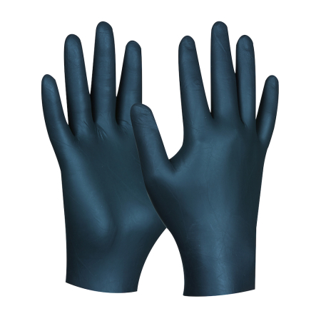 Gebol 709662, Set 100 de manusi de protectie Blue Nitril Comfort, din nitril, calitate superioara, extra subtiri, marimea 8/M [1]