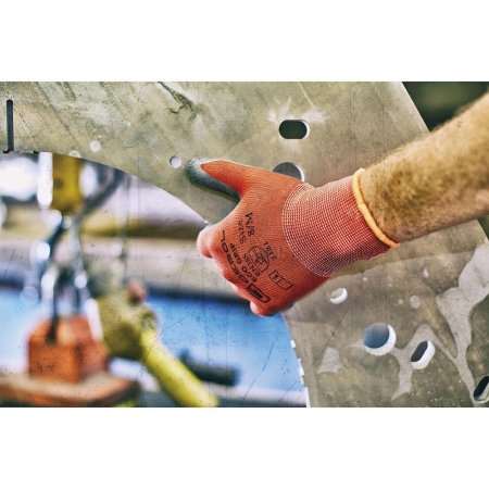 Gebol 709690, Manusi de protectie Eco Grip, din poliester, acoperire din latex cu textura striata, uz profesional, marimea 9/L [3]