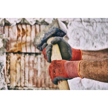 Gebol 709690, Manusi de protectie Eco Grip, din poliester, acoperire din latex cu textura striata, uz profesional, marimea 9/L [2]