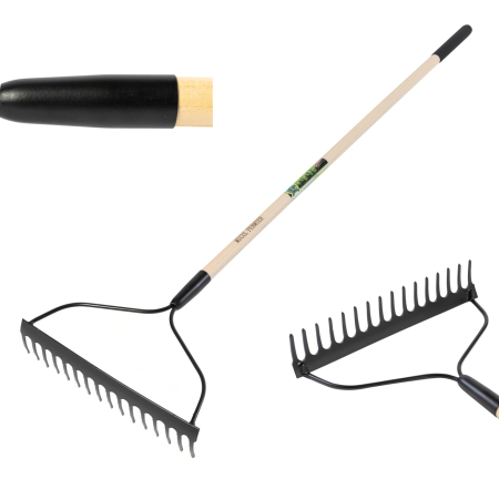 Grebla 16 dinti, maner lemn, 1500mm [8]