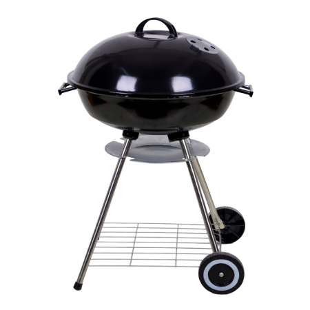 Camping - GRILL CARBUNI ROTUND CU PICIOARE - 22" / NEGRU