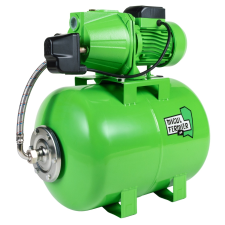 Hidrofoare, Pise si Accesorii - Hidrofor Micul Fermier 1.5 kW, debit maxim 3000l/h, inaltime maxima de pompare 53m, corp pompa fonta, butelie 50L