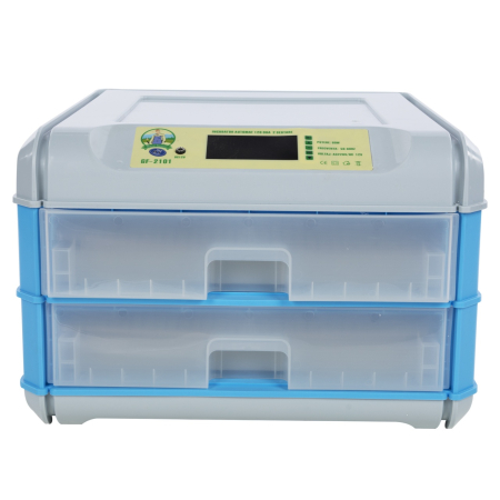 Incubator electric Micul Fermier capacitate 128 oua, 2 etaje, alimentare 220V/12V [2]