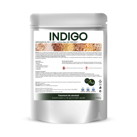 Tratament sămânță - Indigo, tratament superior pentru sămânță cu efect insecto-fungicid și de stimulare a germinației