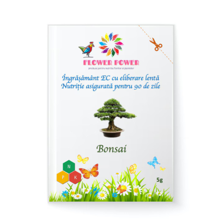 Tratamente pentru Flori - Îngrășământ Flower Power pentru bonsai cu eliberare lentă, efect 90 zile