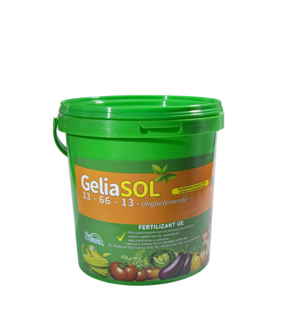 Îngrășăminte foliare gel - Îngrășământ Geliasol TC 13-66-13 + Me