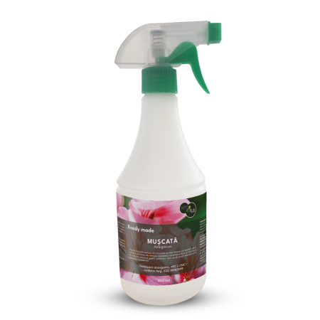 Agricultura ecologică - Îngrășământ lichid premium Ready-Made cu pulverizare pentru mușcate