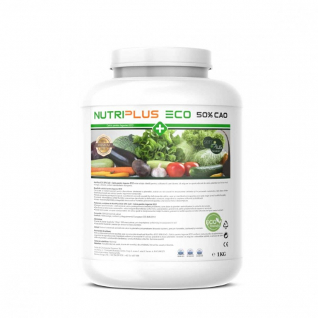 Îngrășăminte Ecologice - Îngrășământ premium, Calciu Pentru Legume Eco, NutriPlus Eco 50% CaO